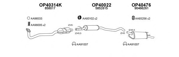 VENEPORTE 400431 Exhaust System
